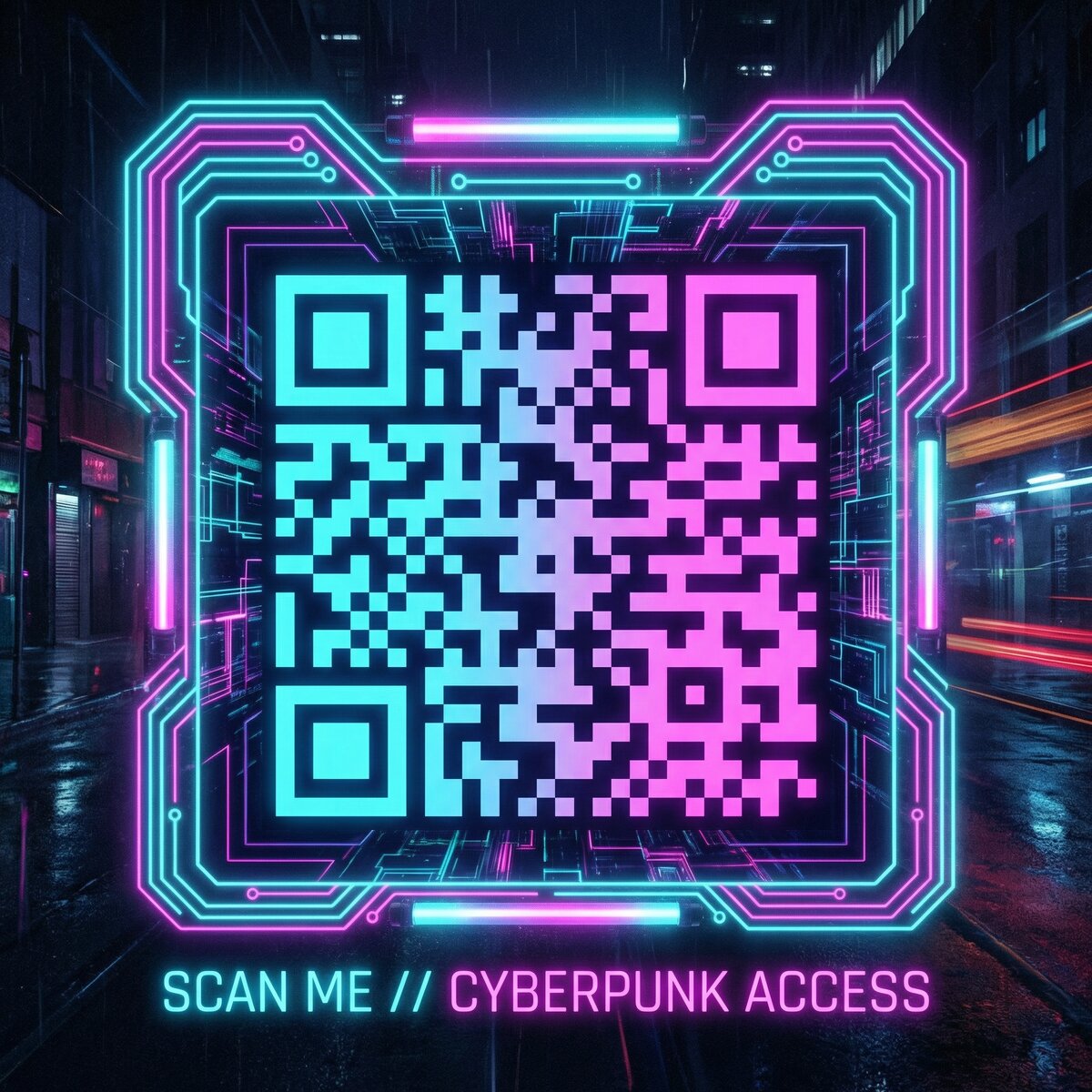 捷克街头二维码